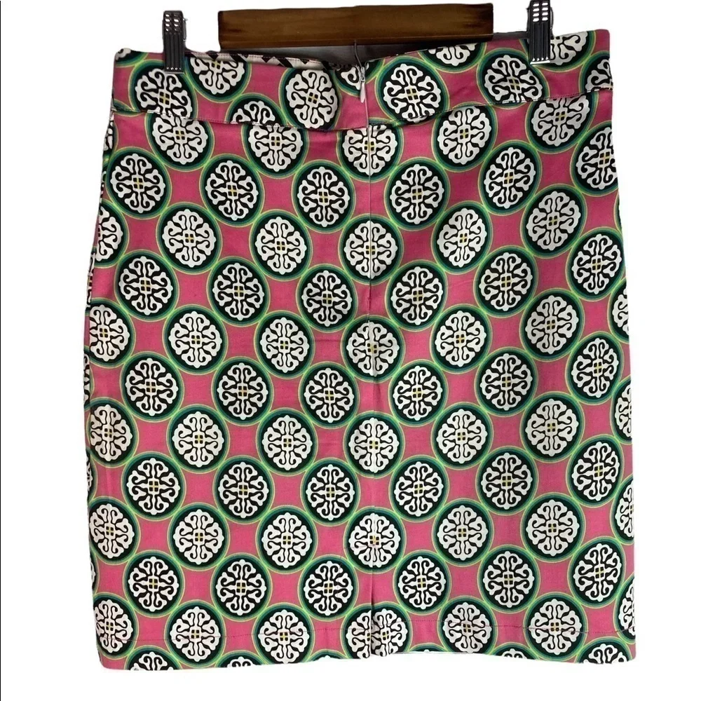 Dizzy Lizzie Geometric Print Pencil Skirt